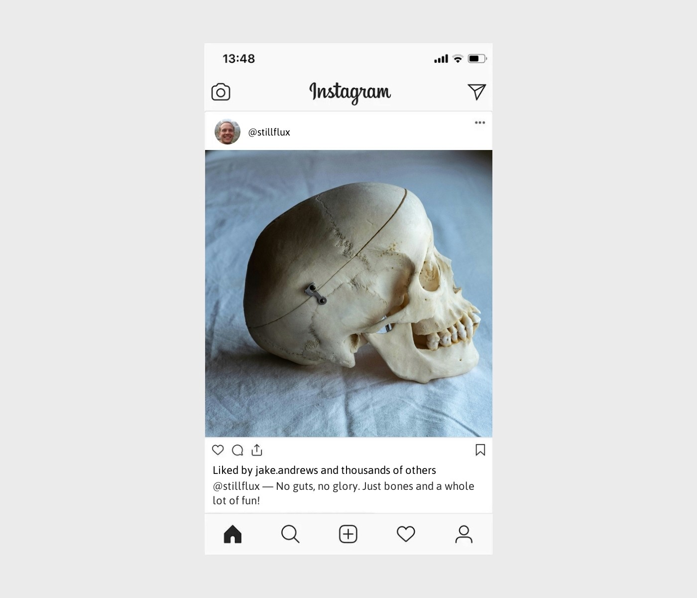 skeleton-captions-for-instagram
