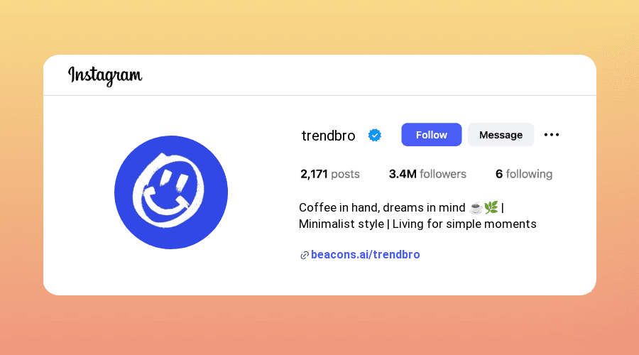 Aesthetic Instagram Bios for Men design