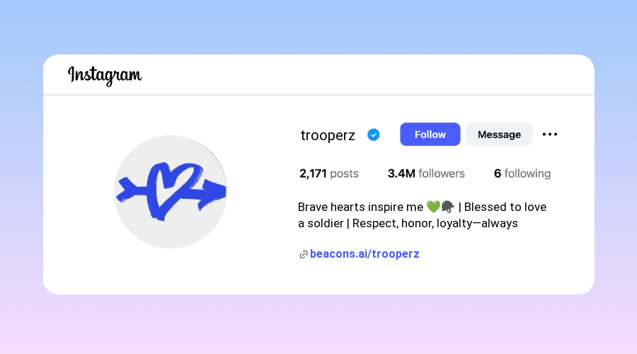Army Lover Instagram Bios design