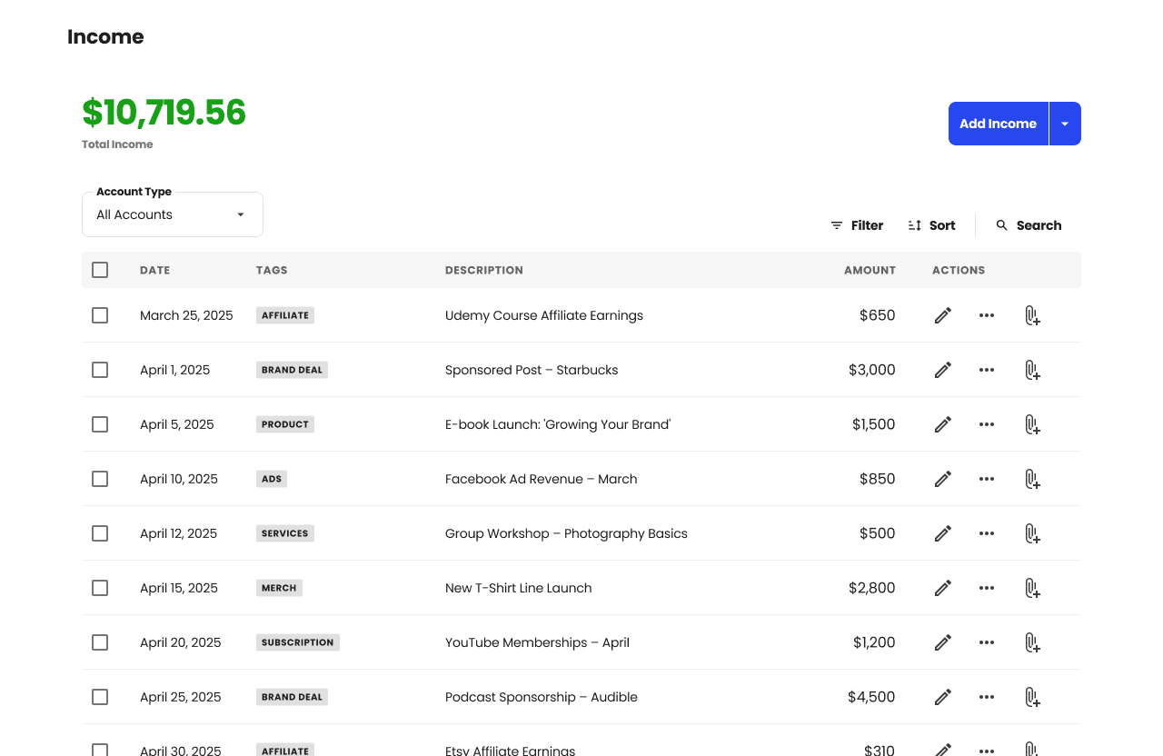 Business dashboard showing revenue, deals, customer list, growth chart, and new activity. 