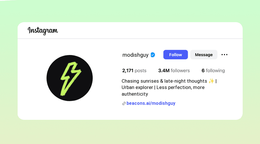 Aesthetic Instagram Bios for Men ideas and examples