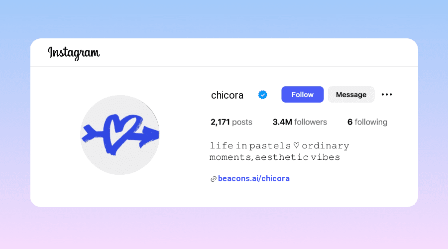 Aesthetic Instagram Bios design