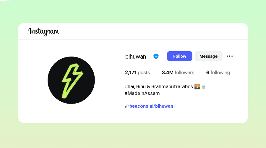 Assamese Instagram Bios design